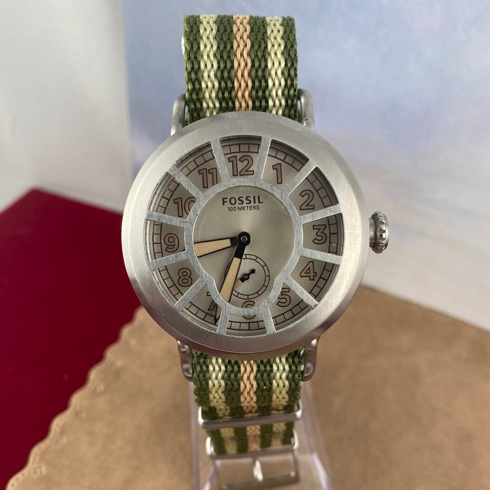 Fossil Limited Edition Stainles Steel Cage Watch or Trench Watch LE1040
